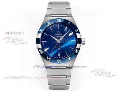 Replica V+ Factory Omega Master Chronometer 41mm Swiss 8900 Mechanical Blue Dial 